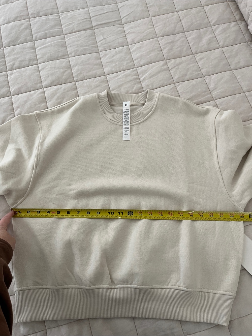 NWT Lululemon athletica Crewneck Sweater in Cream - Picture 8 of 10